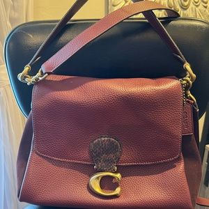New leather coach purse